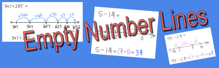 empty number line – The Other Math