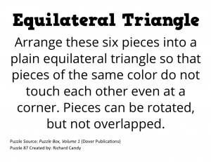 plain equilateral triangle